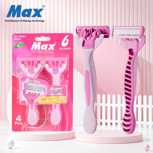 Six Blade Swedish Steel Disposable Razor