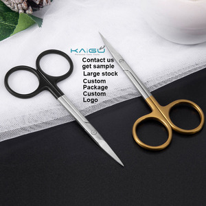 Professional Cuticle Manicure Scissors Surgical Stainless Steel Sharp Straight Blade