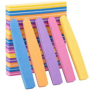 100/180 Grit Washable Double Sided Nail Sanding Block File Nail Buffer manicures Sponge Buffing Nail File