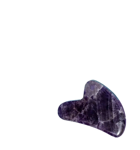 Natural Amethyst Guasha Facial Skin Care Scrapper