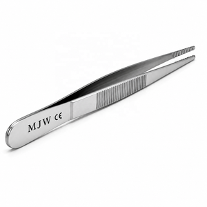 Long Precision Surgical Dressing Tweezers