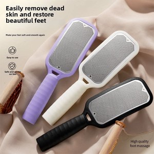 Stainless Steel Long Handle Foot File Pedicure Rasp