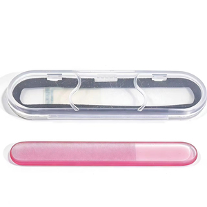 High Quality Professional Double-Sided NANO GLASS Nail Buffer with Polishing & Grinding 100grit and Box